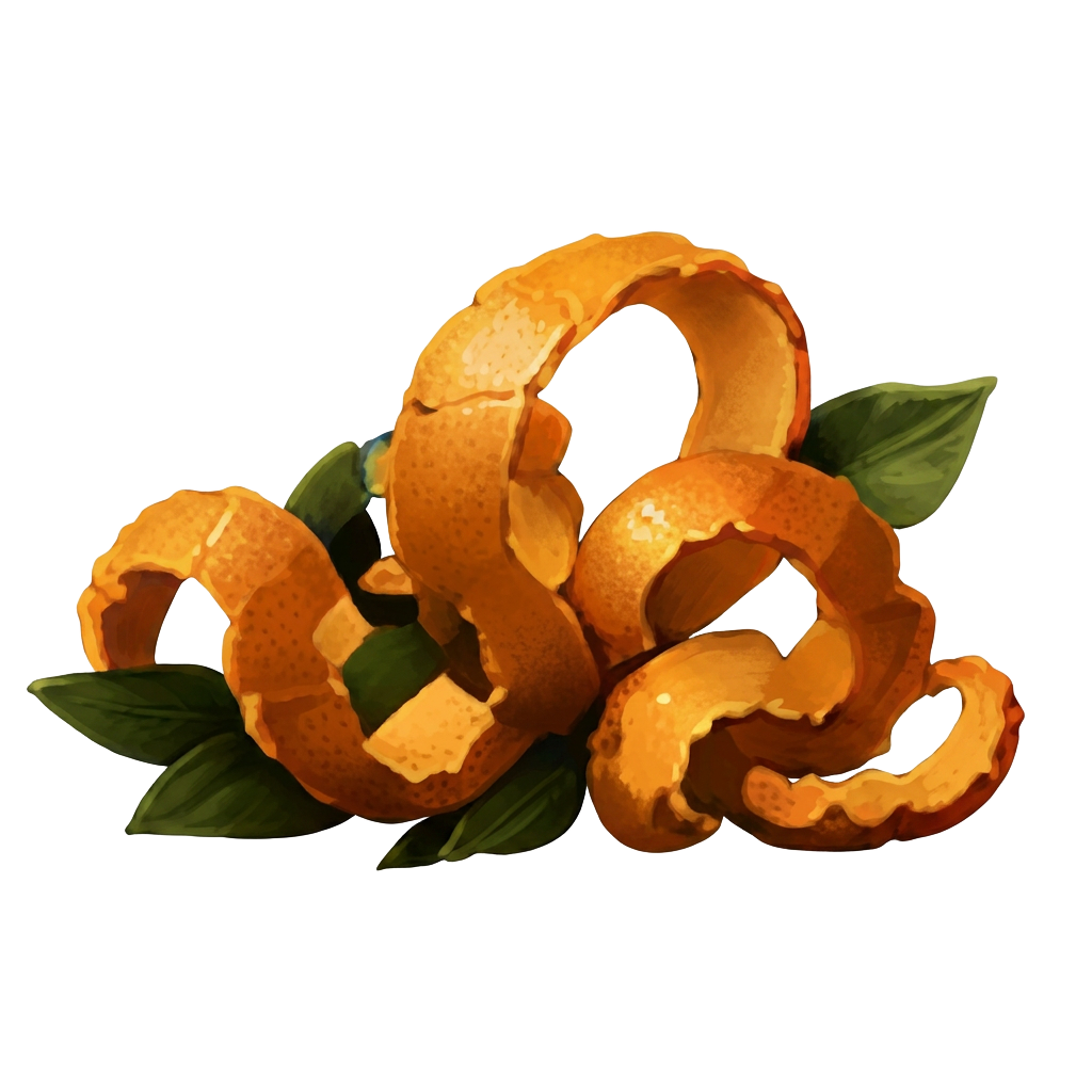 Orangenschalen