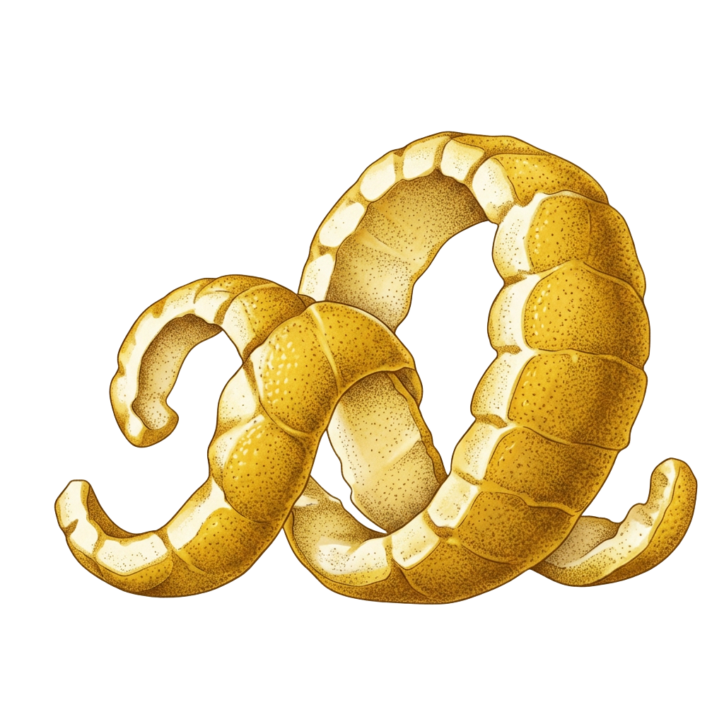Zitronenschalen